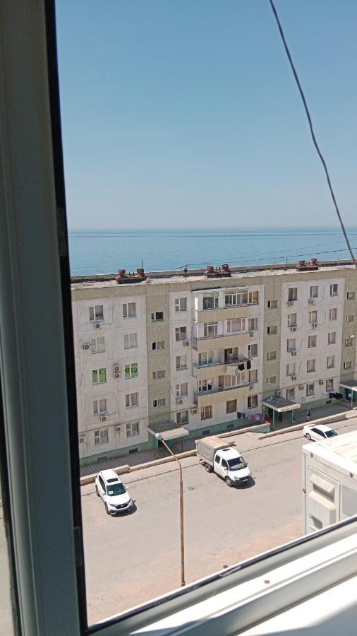 Трехкомнатные Апартаменты В 15 Микрорайоне С Видом На Каспийское Море И Возле Моря Aktau  Bagian luar foto